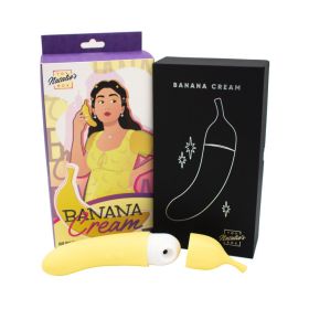 Banana Cream Air Pulse & G Spot Vibrator