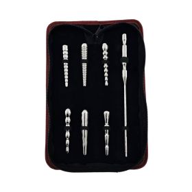 Rouge Stainless Steel Penis Plug Set 7pc with Bag