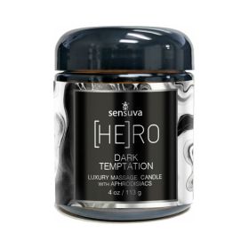 Sensuva Hero Dark Temptation Luxury Massage Candle