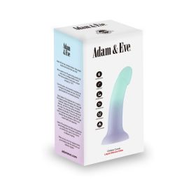 Adam & Eve Ombre Curve Liquid Silicone Dildo