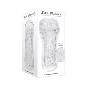 Zero Tolerance Casual Encounter Stroker Masturbator TPE Clear