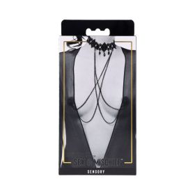 Sportsheets Sex & Mischief Lace Collar with Nipple Ties