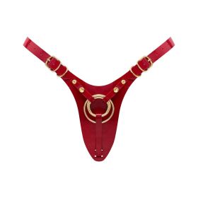 Strap On Me Leatherette Harness Fabulous One Size Red Glossy