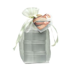 Earthly Body Hemp Seed Valentine Candle Trio: XOXO  Lip Locked  Pucker Up