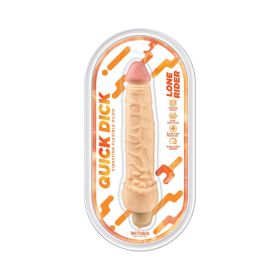 Quick Dick Lone Rider 8 in. Vibrating Flexible Dildo