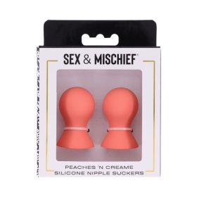 Sportsheets Sex & Mischief Peaches ''n CreaMe Silicone Nipple Suckers