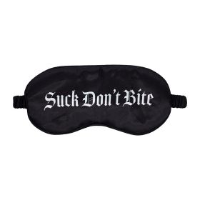 Ouch! Suck Don''t Bite Printed Mask Satin