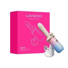 Lovense Spinel App Controlled Portable Thrusting  Vibrating & Heating Dildo