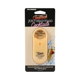 GoodHead Juicy Head Cocktails Dry Mouth Spray To Go Strawberries & Champagne