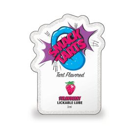 Smack Tarts Lickable Lube Sour Strawberry 3 ml Pouch