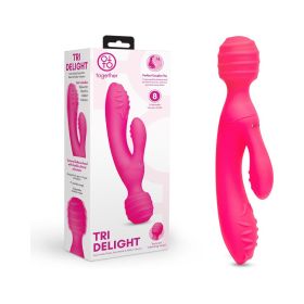 Together Tri Delight Dual Ended Triple Stim Wand & Rabbit Vibrator