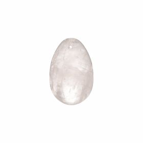 Chakrubs Prism Yoni Egg Clear Quartz (drilled)