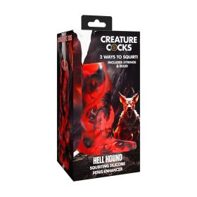 Creature Cocks Hell Hound Squirting Silicone Penis Enhancer