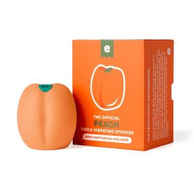 Emojibator Peach Vibrating Stroker