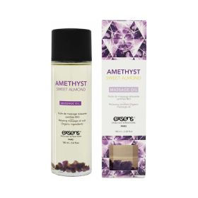 Exsens Massage Oil Amethyst Sweet Almond 3. 4 oz.