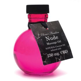 Olivia''s Boudoir CBD Massage Oil Nude Unscented
