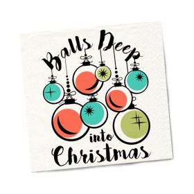 Twisted Wares Balls Deep Into Christmas Napkins 20