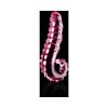 Icicles No 24 Glass Dong 6 Inches - Pink