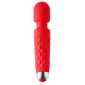 Luv Lab Lw96 Large Wand Silicone Red