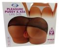 Cloud 9 Pleasure Pussy & Ass Lifesize Body Mold - Brown