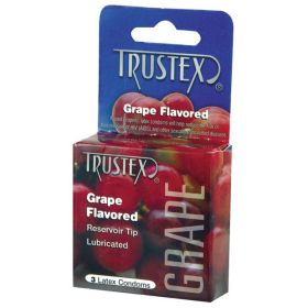 Trustex Flavored Condoms (Option: (Grape/3 Pack))