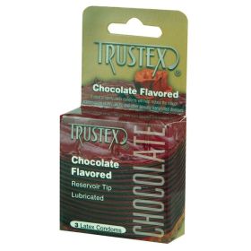 Trustex Flavored Condoms (Option: (Chocolate/3 Pack))