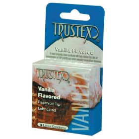 Trustex Flavored Condoms (Option: (Vanilla/3 Pack))