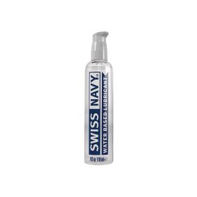 Swiss Navy Water Based Lubricant (Option: 4 oz.)