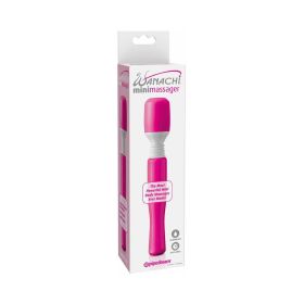 Mini Wanachi Waterproof Massager Flexible Silicone Wand Vibrator (Option: Pink)