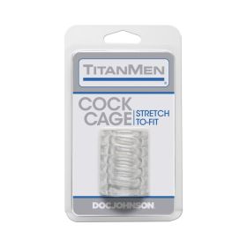 TitanMen  Cock Cage (Option: Clear)