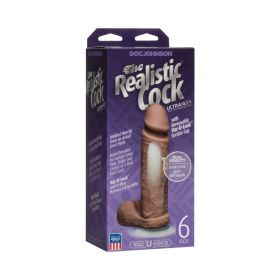 The Realistic Cock  UR3 (Option: 6 Inch Brown)