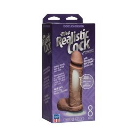 The Realistic Cock  UR3 (Option: 8 Inch Brown)