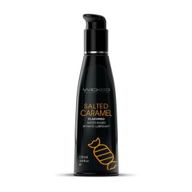 Wicked Aqua Salted Caramel Water Based Lubricant (Option: 4 oz.)