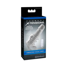 Fantasy X tensions Vibrating Cock (Option: Cage Clear)