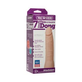 Vac U Lock 7 Inch Thin Dong (Option: ULTRASKYN White)