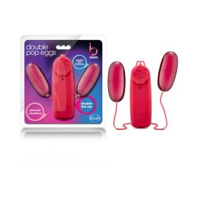 B Yours Double Pop Eggs Remote Controlled Dual Bullet Vibrator (Option: Cerise)