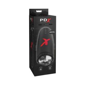 PDX Elite Moto (Option: Bator Thrusting Suction Masturbator Clear/Black)