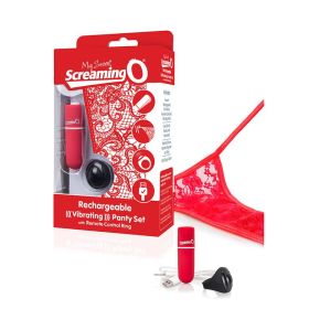 Screaming O My Secret Charged Remote Control Panty Vibe (Option: Red)