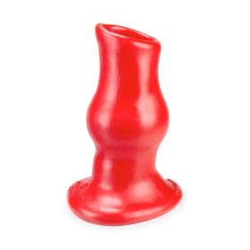 OxBalls Pig Hole Deep (Option: 2  Hollow Plug  Medium  Red)