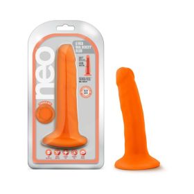 Neo 6 in. Dual Density Dildo Neon (Option: Orange)