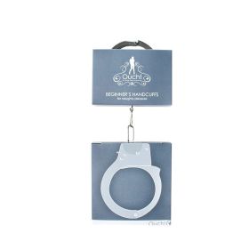 Ouch! Beginner''s Metal Handcuffs With Quick Release (Option: Silver)