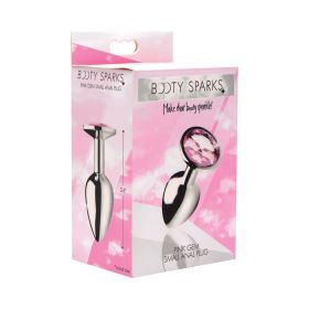 Booty Sparks Pink Gem Anal Plug (Option: Small)