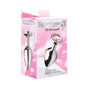 Booty Sparks Pink Gem Anal Plug (Option: Medium)