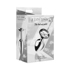 Booty Sparks Clear Gem Anal Plug (Option: Small)