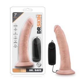 Dr. Skin Dr. Dave Realistic 7 in. Vibrating Dildo (Option: Beige)