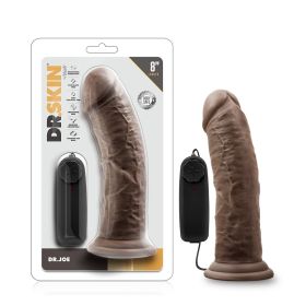 Dr. Skin Dr. Joe Realistic 8 in. Vibrating Dildo (Option: Brown)