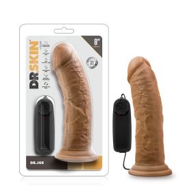 Dr. Skin Dr. Joe Realistic 8 in. Vibrating Dildo (Option: Tan)