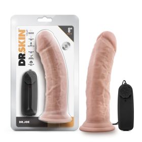 Dr. Skin Dr. Joe Realistic 8 in. Vibrating Dildo (Option: Beige)