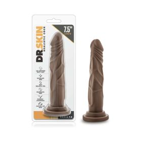 Dr. Skin Basic 7.5 Realistic 7.5 in. Dildo (Option: Brown)