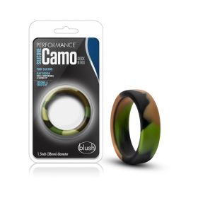 Performance Silicone Camo Cock Ring (Option: Green Camouflage)